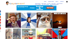 Desktop Screenshot of funnymemes.net